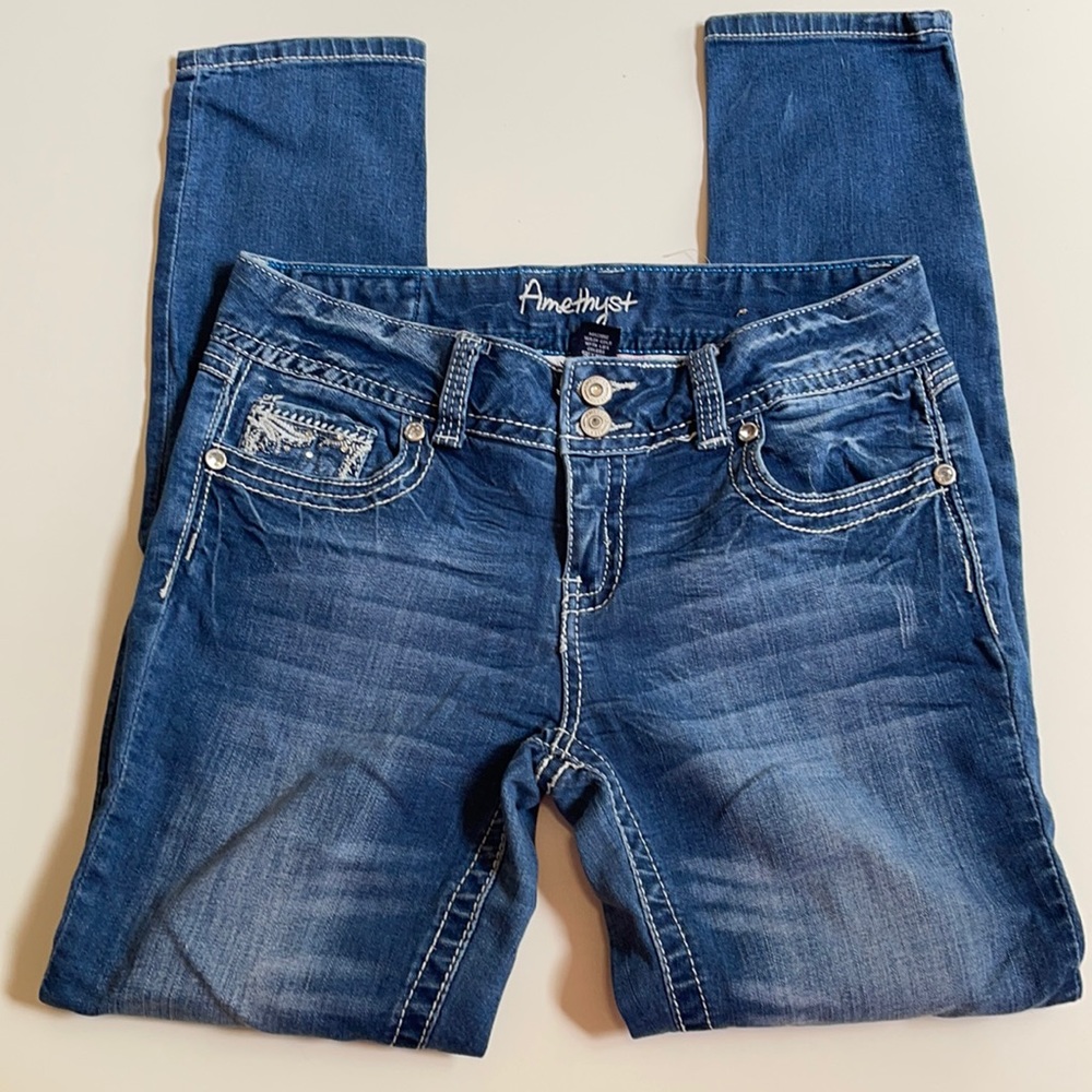Amethyst Skinny Jeans. Juniors Size 9